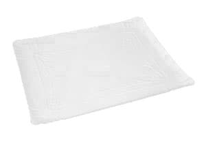 Bandeja Rectangular de Cartón con blonda – 20 und