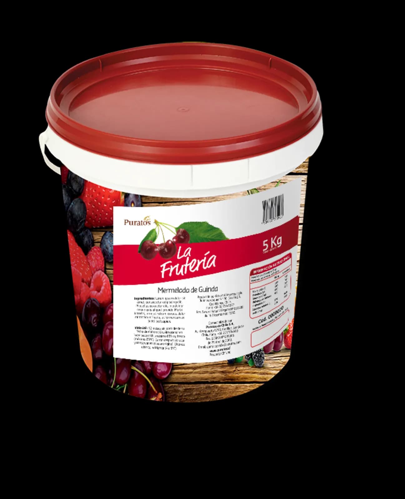 Mermelada La Frutería Guinda Caja 10 x 1 kg